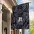 Custom New Zealand Taiaha Maori Garden Flag Minimalist Silver Fern All Black - Polynesian Pride