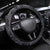 New Zealand Taiaha Maori Steering Wheel Cover Minimalist Silver Fern All Black - Polynesian Pride
