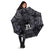 Custom New Zealand Taiaha Maori Umbrella Minimalist Silver Fern All Black - Polynesian Pride