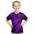 Aloha Hawaii Kid T Shirt Hammerhead Shark Tattoo Polynesian Summer - Violet LT9 Violet - Polynesian Pride