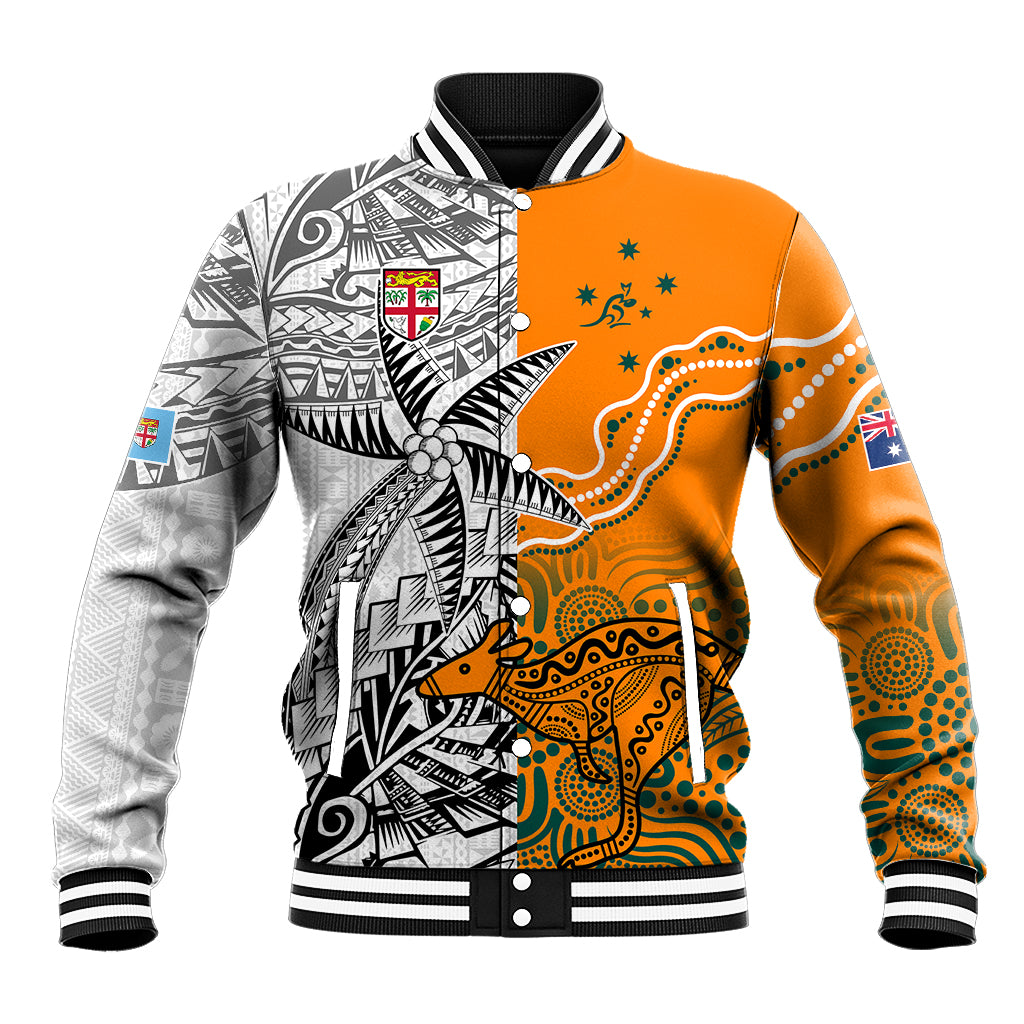 personalised-fiji-australia-rugby-baseball-jacket-world-cup-2023-polynesia-tapa-mixed-indigenous-aboriginal