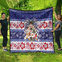 Samoa Tribal Christmas Bow Quilt Ia Manuia lava le Kerisimasi LT9 - Polynesian Pride