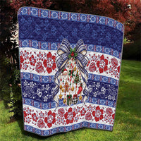Samoa Tribal Christmas Bow Quilt Ia Manuia lava le Kerisimasi LT9 - Polynesian Pride