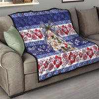 Samoa Tribal Christmas Bow Quilt Ia Manuia lava le Kerisimasi LT9 - Polynesian Pride