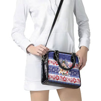Samoa Tribal Christmas Bow Shoulder Handbag Ia Manuia lava le Kerisimasi LT9 - Polynesian Pride