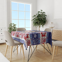 Samoa Tribal Christmas Bow Tablecloth Ia Manuia lava le Kerisimasi LT9 - Polynesian Pride