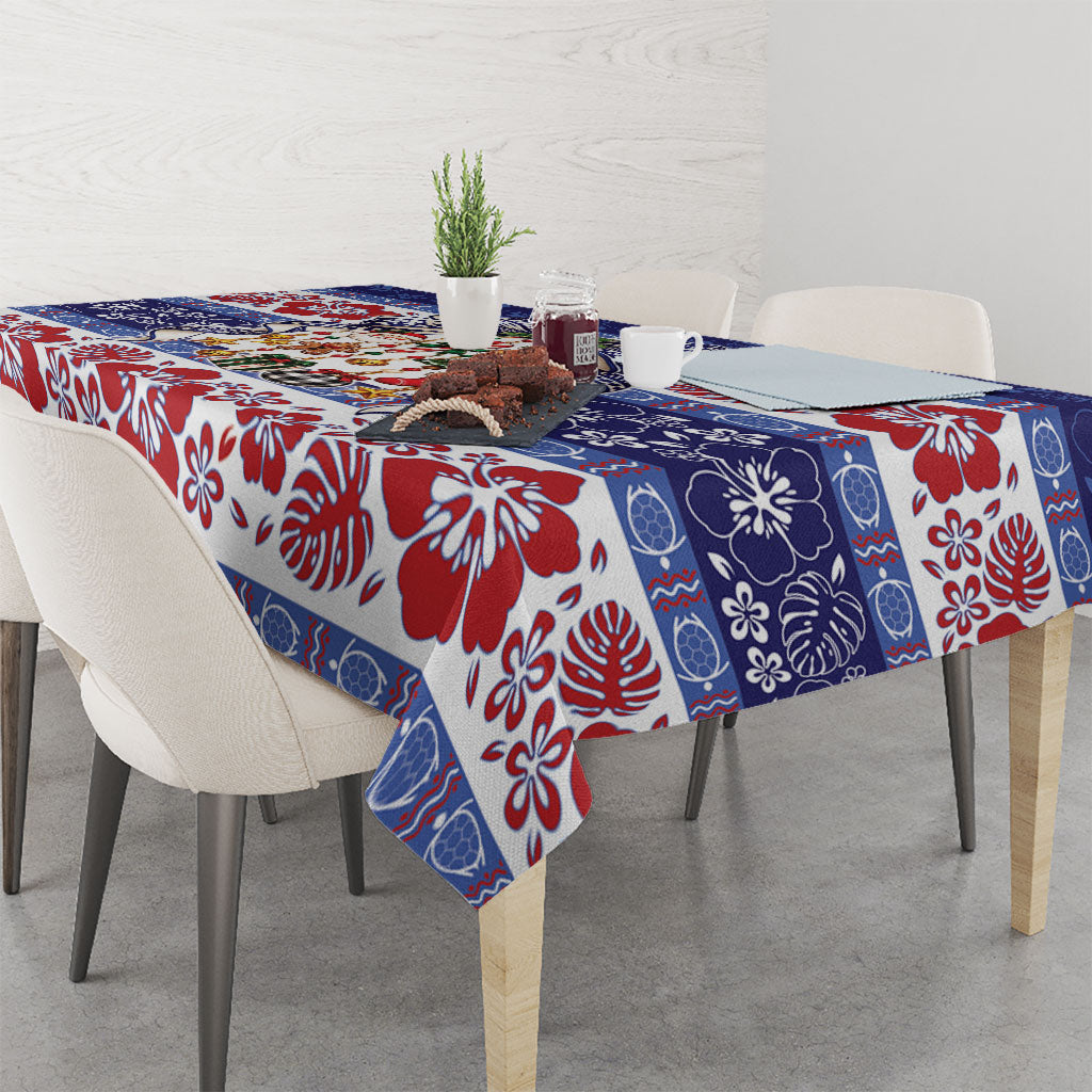 Samoa Tribal Christmas Bow Tablecloth Ia Manuia lava le Kerisimasi LT9 - Polynesian Pride