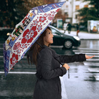 Samoa Tribal Christmas Bow Umbrella Ia Manuia lava le Kerisimasi LT9 - Polynesian Pride