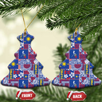 Filipino Maligayang Pasko Ceramic Ornament Pacific Patchwork Xmas Vibes - Polynesian Pride