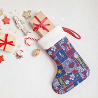 Filipino Maligayang Pasko Christmas Stocking Pacific Patchwork Xmas Vibes - Polynesian Pride