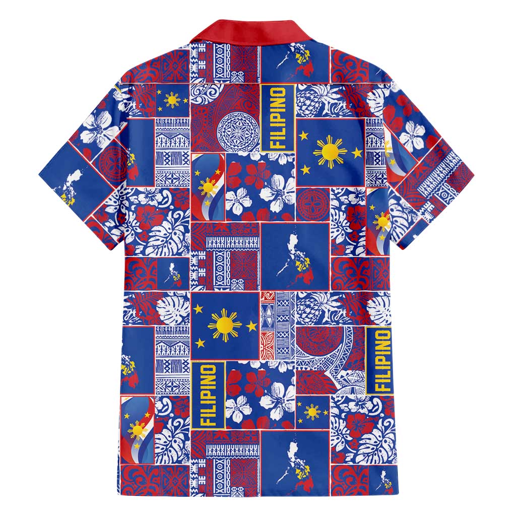 Filipino Maligayang Pasko Family Matching Long Sleeve Bodycon Dress and Hawaiian Shirt Pacific Patchwork Xmas Vibes LT9 - Polynesian Pride