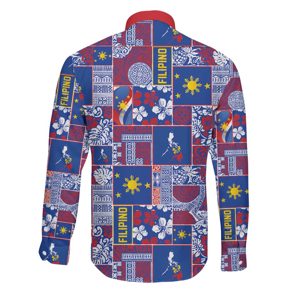 Filipino Maligayang Pasko Family Matching Short Sleeve Bodycon Dress and Hawaiian Shirt Pacific Patchwork Xmas Vibes LT9 - Polynesian Pride