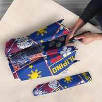 Filipino Maligayang Pasko Umbrella Pacific Patchwork Xmas Vibes - Polynesian Pride