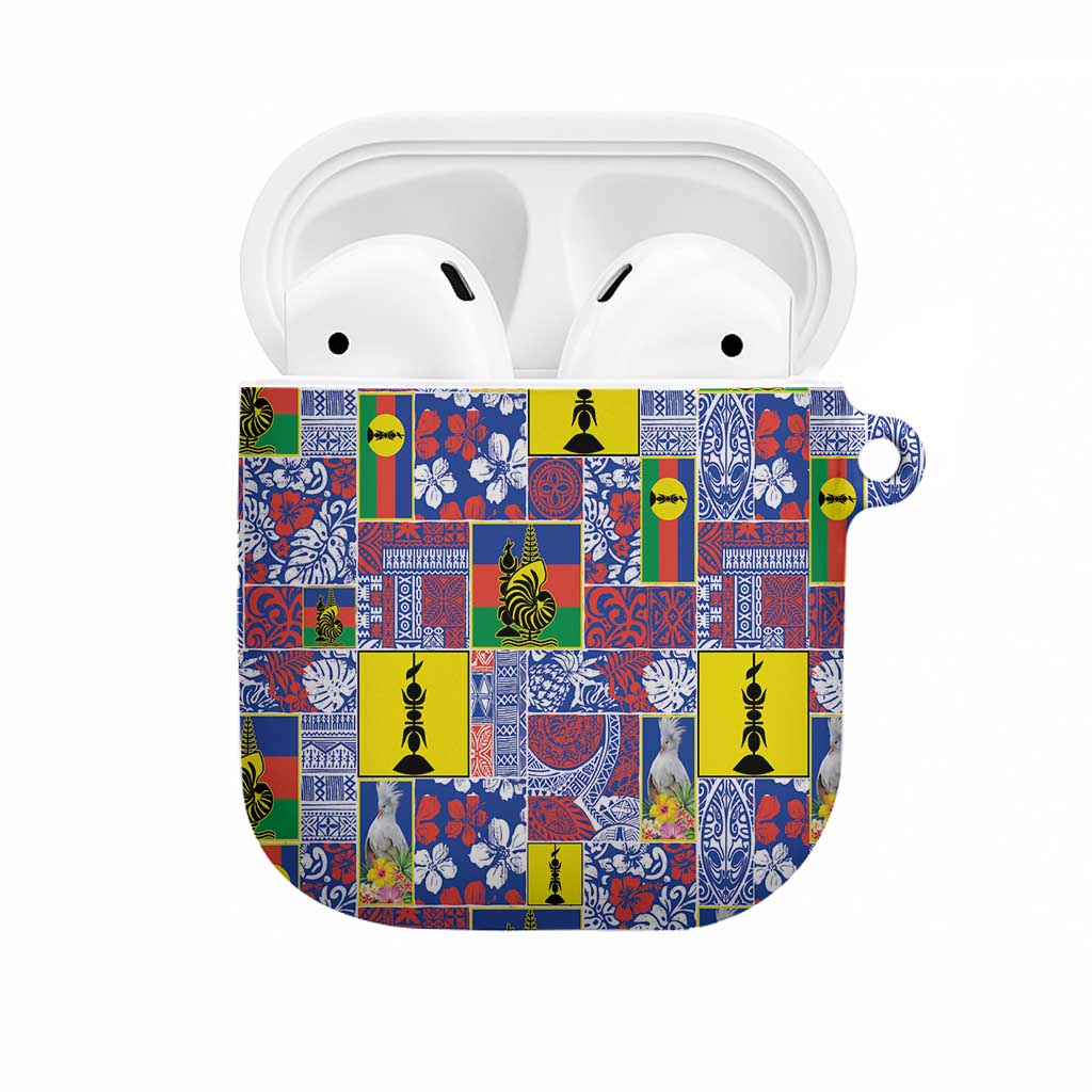 New Caledonia Joyeux Noel AirPods Case Pacific Patchwork Xmas Vibes - Polynesian Pride