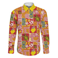 Niue Monuina e Kilisimasi Family Matching Tank Maxi Dress and Hawaiian Shirt Pacific Patchwork Xmas Vibes - Polynesian Pride