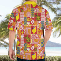 Niue Monuina e Kilisimasi Hawaiian Shirt Pacific Patchwork Xmas Vibes - Polynesian Pride