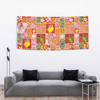 Niue Monuina e Kilisimasi Tapestry Pacific Patchwork Xmas Vibes - Polynesian Pride
