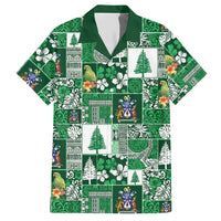 Norfolk Island Meri Krismas Hawaiian Shirt Pacific Patchwork Xmas Vibes - Polynesian Pride