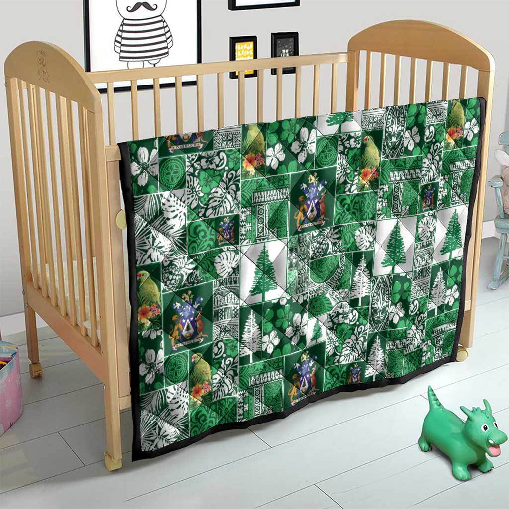 Norfolk Island Meri Krismas Quilt Pacific Patchwork Xmas Vibes - Polynesian Pride