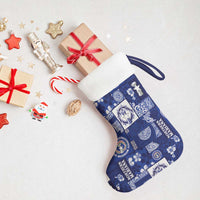 Northern Mariana Islands Magof Nochebuena Christmas Stocking Pacific Patchwork Xmas Vibes LT9 - Polynesian Pride