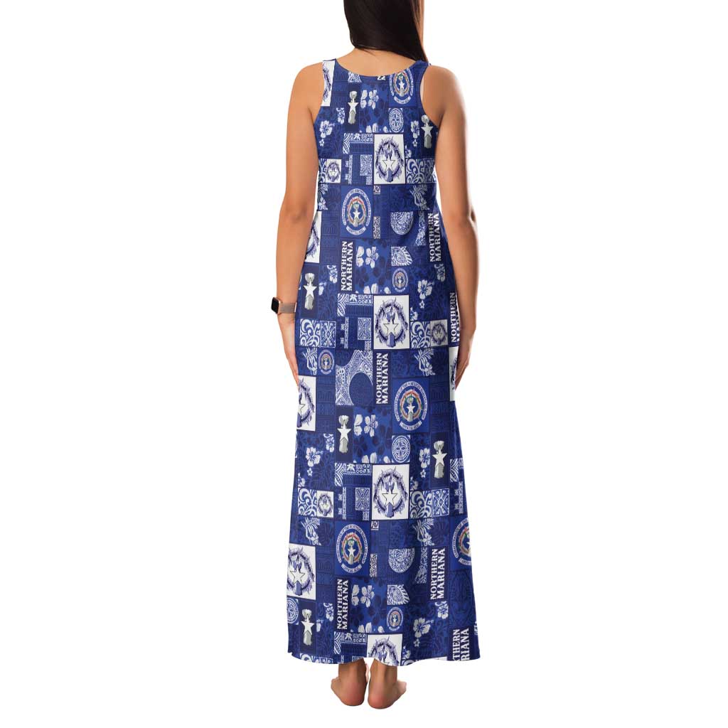 Northern Mariana Islands Magof Nochebuena Family Matching Tank Maxi Dress and Hawaiian Shirt Pacific Patchwork Xmas Vibes LT9 - Polynesian Pride