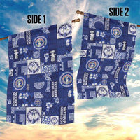 Northern Mariana Islands Magof Nochebuena Garden Flag Pacific Patchwork Xmas Vibes - Polynesian Pride