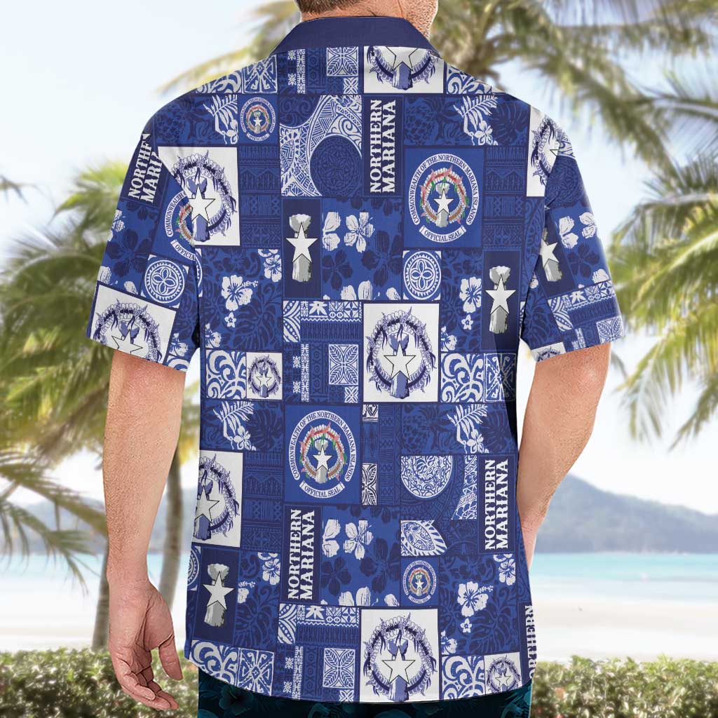 Northern Mariana Islands Magof Nochebuena Hawaiian Shirt Pacific Patchwork Xmas Vibes - Polynesian Pride