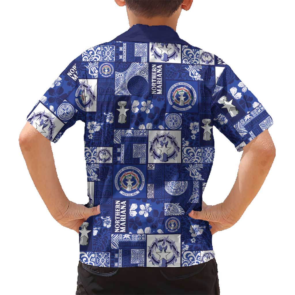 Northern Mariana Islands Magof Nochebuena Hawaiian Shirt Pacific Patchwork Xmas Vibes - Polynesian Pride