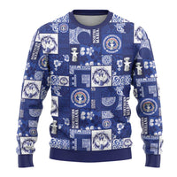 Northern Mariana Islands Magof Nochebuena Ugly Christmas Sweater Pacific Patchwork Xmas Vibes LT9 - Polynesian Pride
