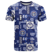 Northern Mariana Islands Magof Nochebuena T Shirt Pacific Patchwork Xmas Vibes - Polynesian Pride