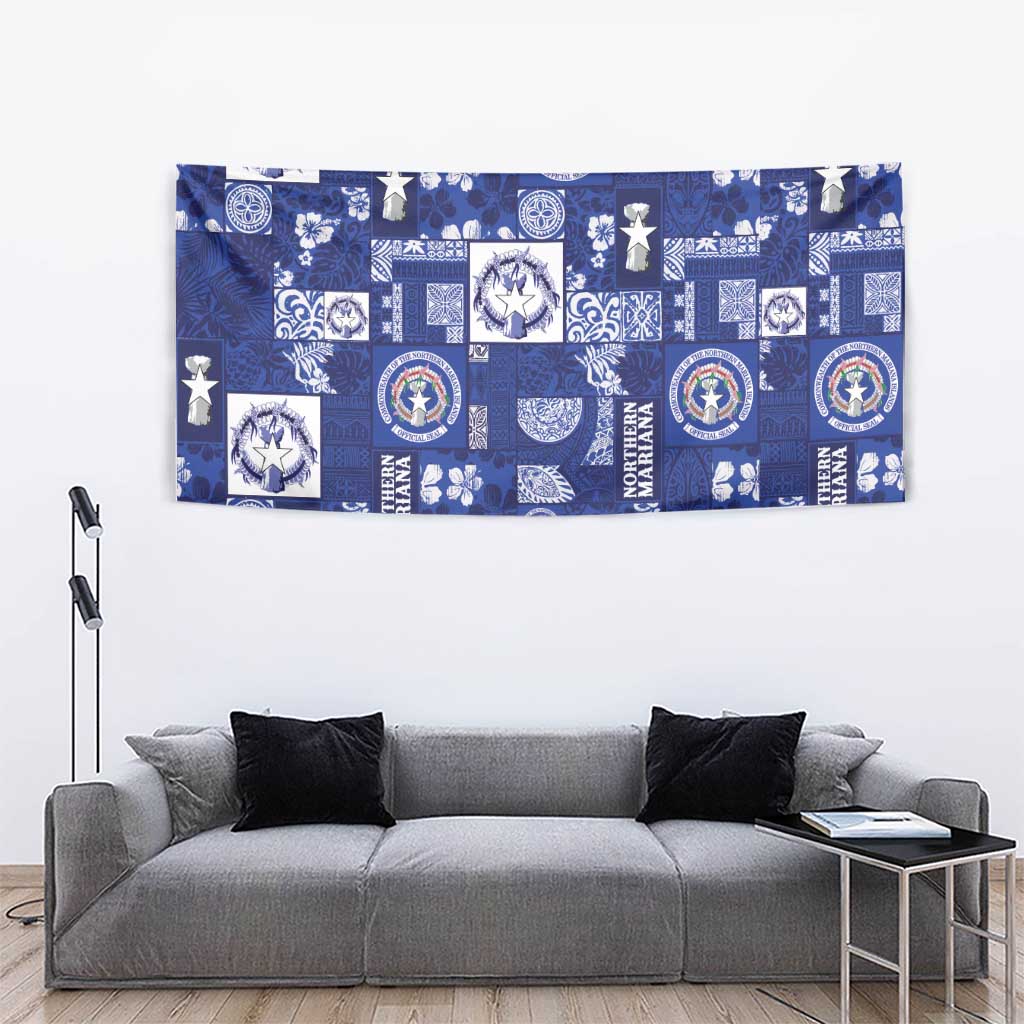 Northern Mariana Islands Magof Nochebuena Tapestry Pacific Patchwork Xmas Vibes LT9 - Polynesian Pride