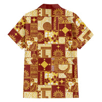 Rotuma Faiakse'ea 'e Kirisimasi Family Matching Tank Maxi Dress and Hawaiian Shirt Pacific Patchwork Xmas Vibes - Polynesian Pride