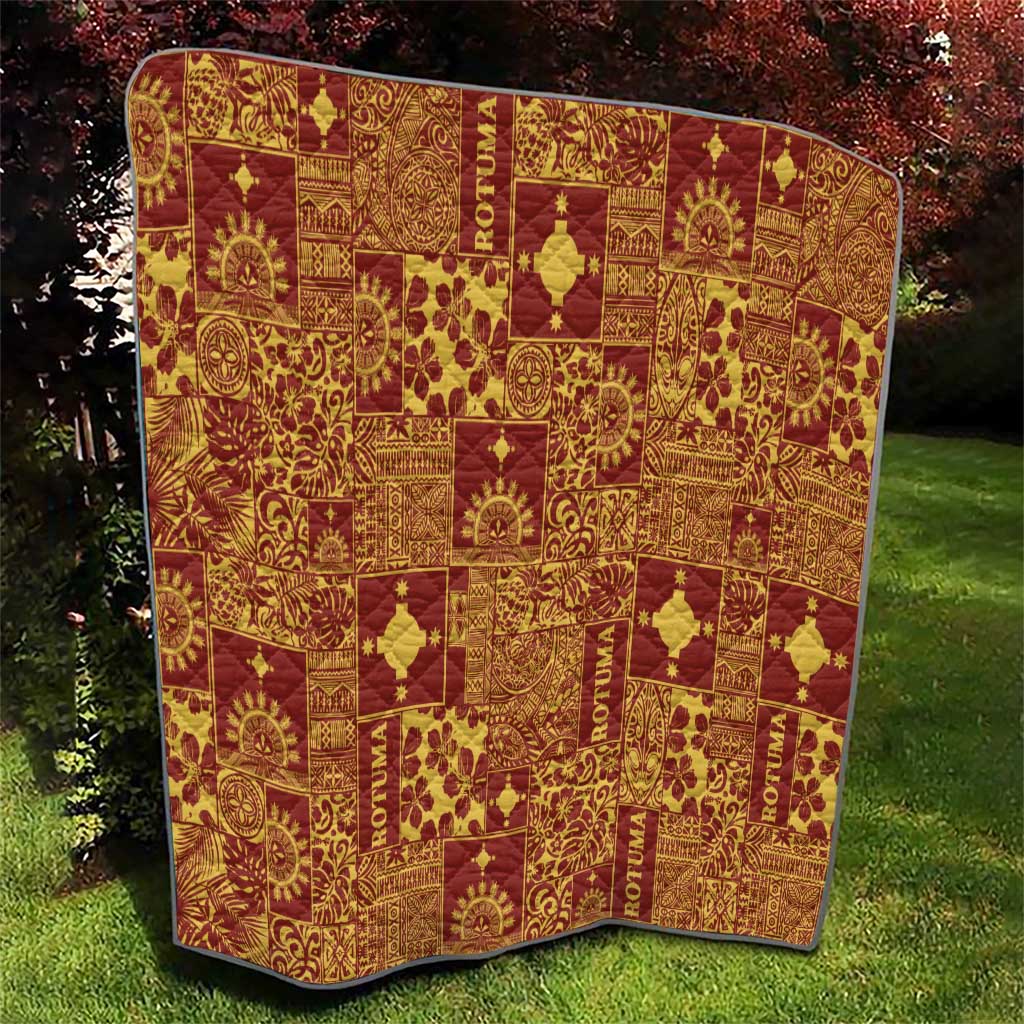 Rotuma Faiakse'ea 'e Kirisimasi Quilt Pacific Patchwork Xmas Vibes - Polynesian Pride
