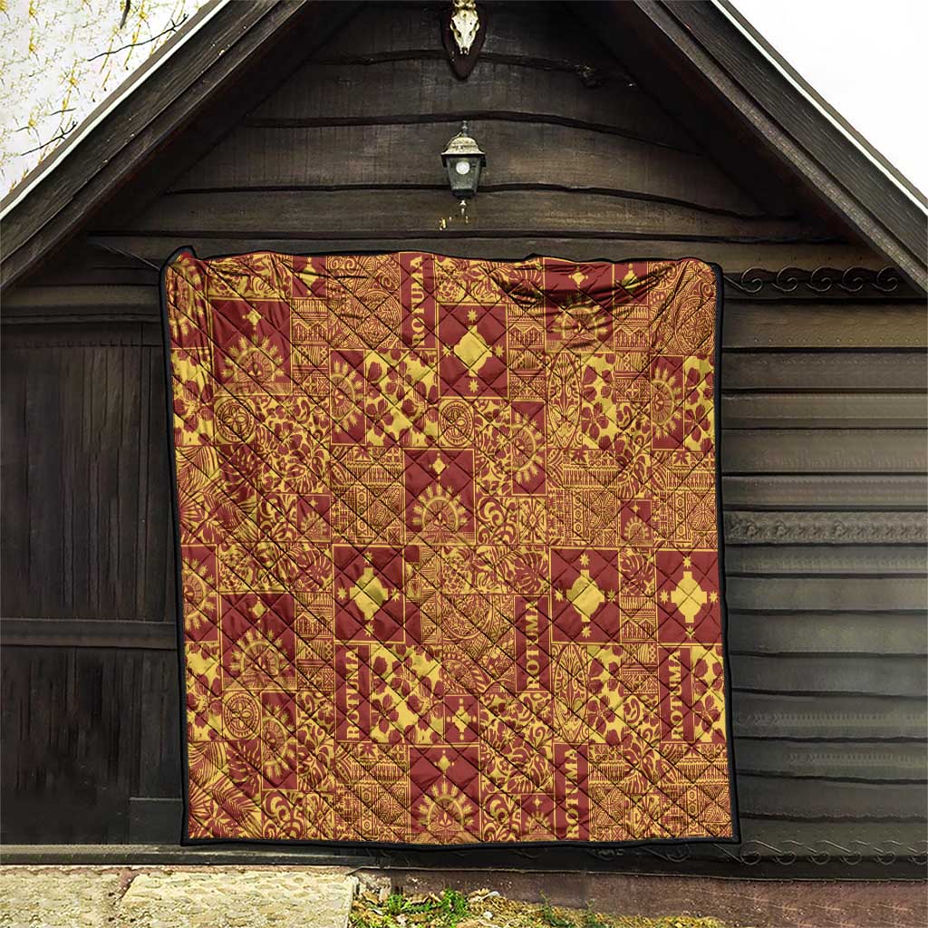 Rotuma Faiakse'ea 'e Kirisimasi Quilt Pacific Patchwork Xmas Vibes - Polynesian Pride