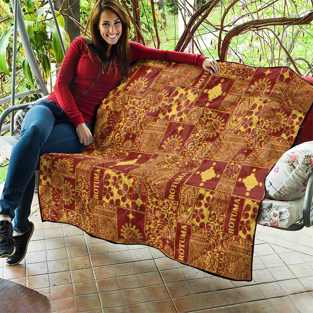 Rotuma Faiakse'ea 'e Kirisimasi Quilt Pacific Patchwork Xmas Vibes - Polynesian Pride