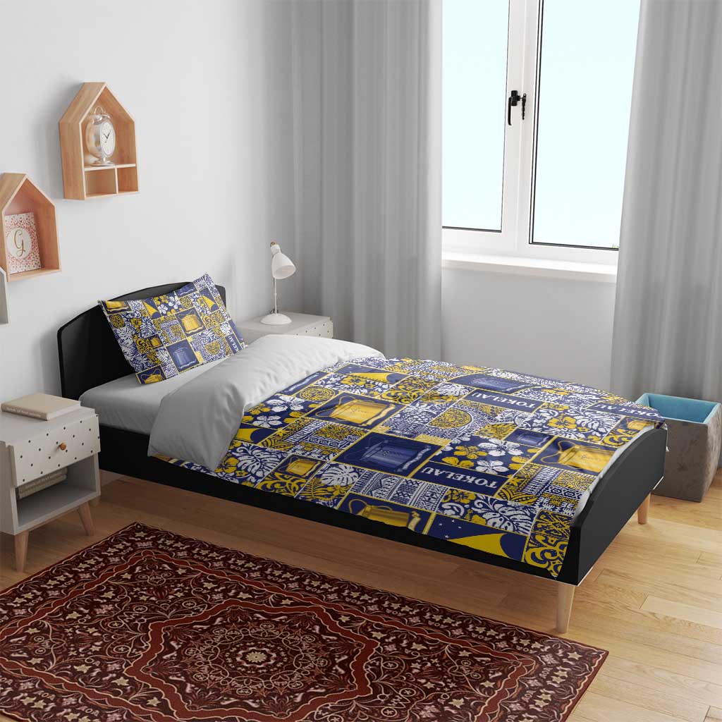 Tokelau Manuia te Kilihimahi Bedding Set Pacific Patchwork Xmas Vibes - Polynesian Pride