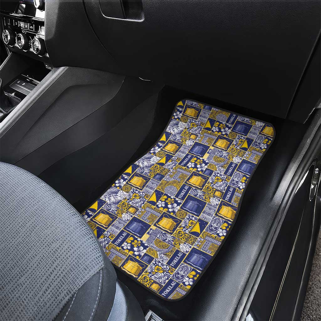 Tokelau Manuia te Kilihimahi Car Mats Pacific Patchwork Xmas Vibes - Polynesian Pride