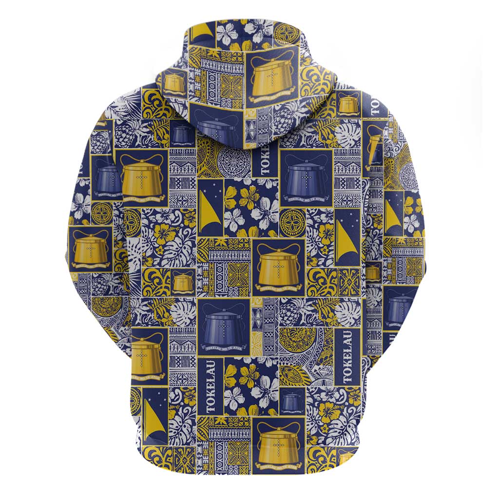 Tokelau Manuia te Kilihimahi Hoodie Pacific Patchwork Xmas Vibes - Polynesian Pride