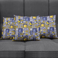 Tokelau Manuia te Kilihimahi Pillow Cover Pacific Patchwork Xmas Vibes - Polynesian Pride