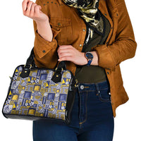 Tokelau Manuia te Kilihimahi Shoulder Handbag Pacific Patchwork Xmas Vibes - Polynesian Pride