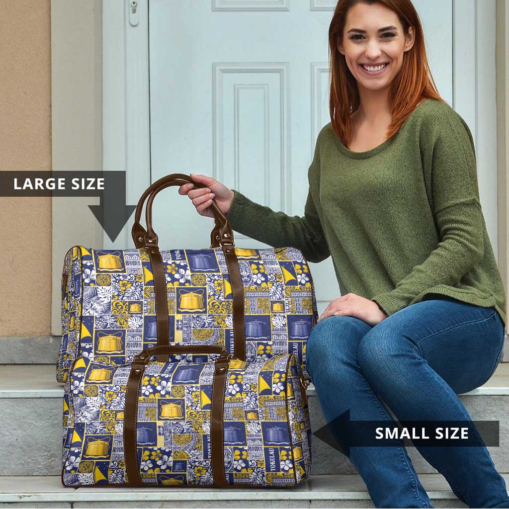 Tokelau Manuia te Kilihimahi Travel Bag Pacific Patchwork Xmas Vibes - Polynesian Pride