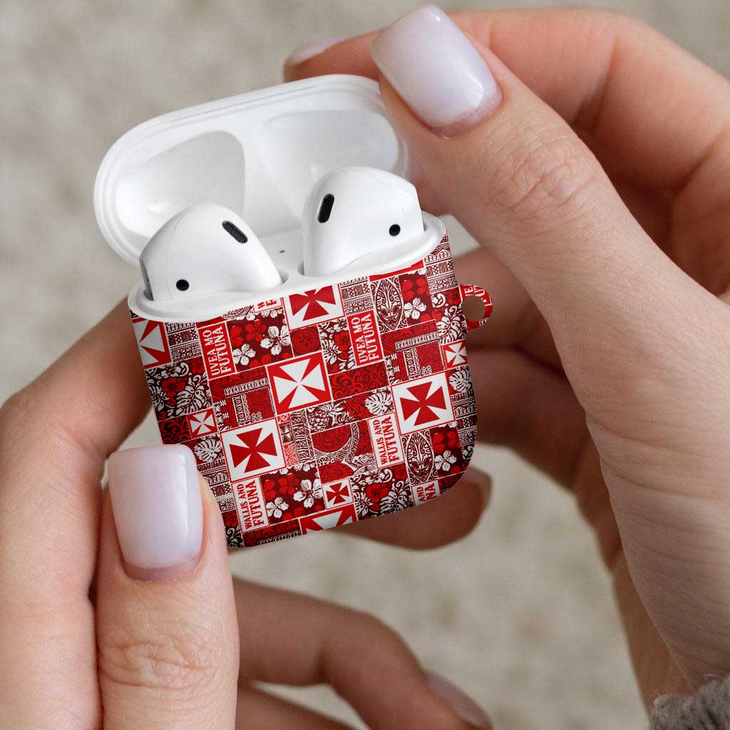 Wallis Et Futuna Kilisimasi Fiefia AirPods Case Pacific Patchwork Xmas Vibes - Polynesian Pride
