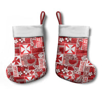 Wallis Et Futuna Kilisimasi Fiefia Christmas Stocking Pacific Patchwork Xmas Vibes LT9 - Polynesian Pride