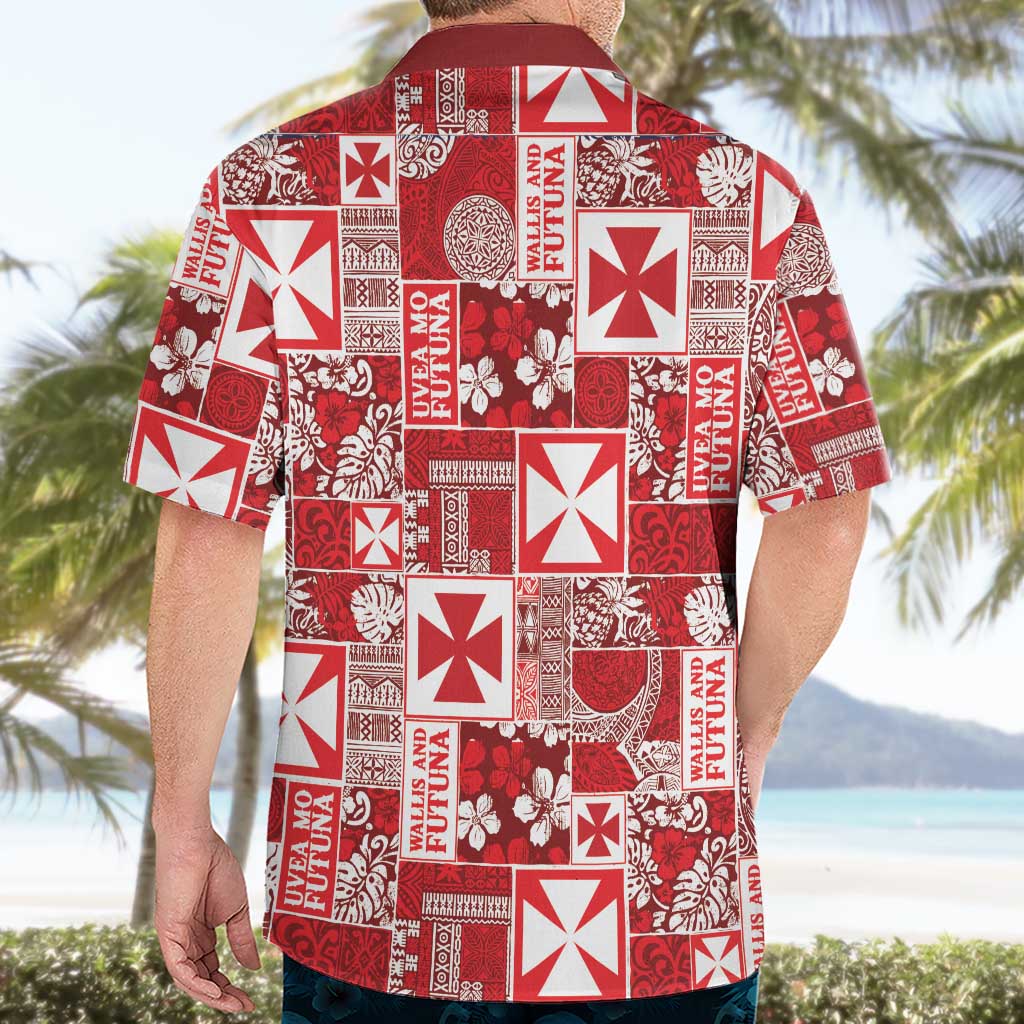 Wallis Et Futuna Kilisimasi Fiefia Hawaiian Shirt Pacific Patchwork Xmas Vibes - Polynesian Pride