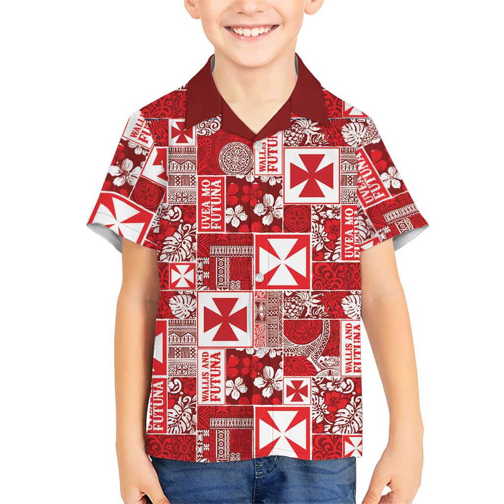 Wallis Et Futuna Kilisimasi Fiefia Hawaiian Shirt Pacific Patchwork Xmas Vibes - Polynesian Pride