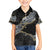 Polynesian Tribal Tattoo Hawaiian Shirt Dark Marble Pattern