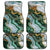 Polynesian Tribal Tattoo Car Mats Green Marble Pattern