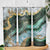 Polynesian Tribal Tattoo Skinny Tumbler Green Marble Pattern