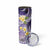 Polynesian Tribal Tattoo Skinny Tumbler Plumeria Purple Marble Pattern