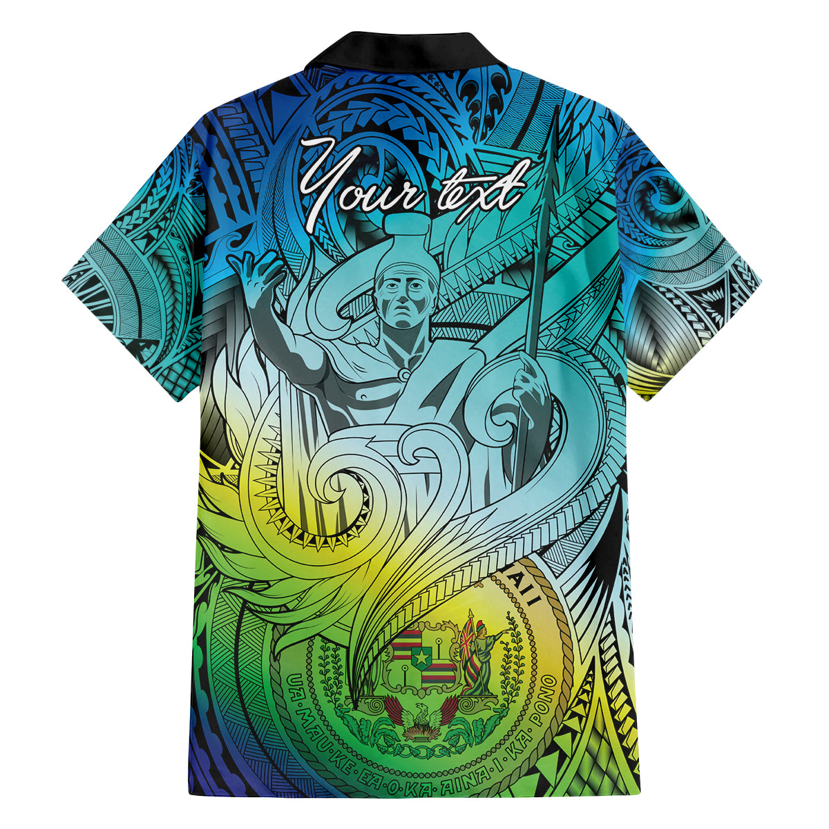 Personalised Aloha King Kamehameha Spirits Family Matching Summer Maxi Dress and Hawaiian Shirt Art Special LT9 - Polynesian Pride